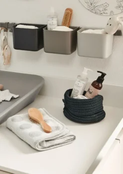 Organisationselemente 3 Stck 1 lange Schiene Dusty grey