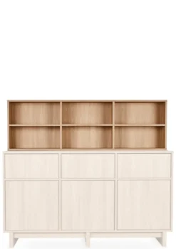 Regalaufsatz für Kommode XL 'Kyo' Honey Ash