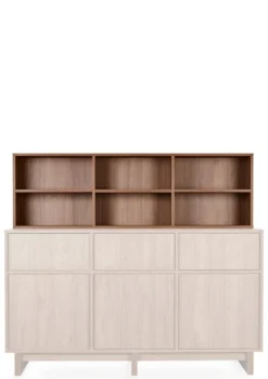 Regalaufsatz für Kommode XL 'Kyo' Walnut