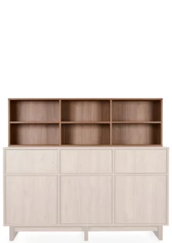 Regalaufsatz für Kommode XL 'Kyo' Walnut