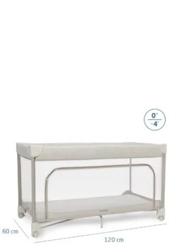 Reisebett 'Merlin' Elegance Beige 120 x 60 cm