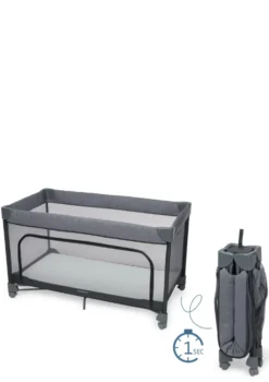Reisebett 'Merlin' Elegance Graphite 120 x 60 cm