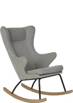Schaukelstuhl Erwachsene 'De Luxe' Sand Grey