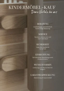 Schreibtisch 66 cm & Armlehnstuhl 'Wood' Weiß/Eiche