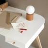 Schreibtisch 'Wood' 72,6 cm Weiß/Eiche