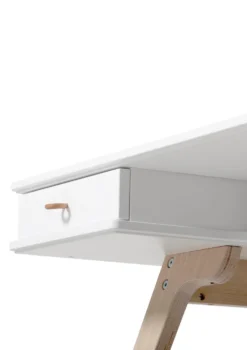Schreibtisch 'Wood' 72,6 cm Weiß/Eiche