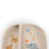 Silikon Menü-Schüssel 'Stick&Stay' Celebration sand