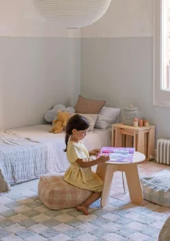 Sitzpouf 'Vichy' Rose
