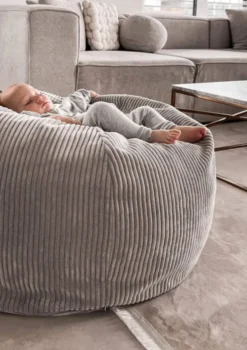 Sitzsack Cord Koala Grau