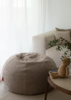 Sitzsack Teddy Haselnuss