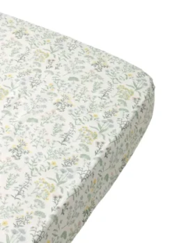 Spannbettlaken 'Bea' für 'Wood Mini+ Junior' Summer Flowers 162 x 68 x 12 cm