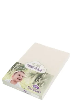 Spannbettlaken organic naturweiß 90 x 40 cm