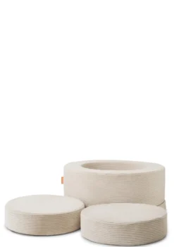 Spiel-Element 'Donut' Cord Creme Beige