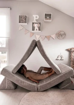 Spielsofa Cord Koala Grau