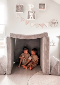 Spielsofa Cord Koala Grau