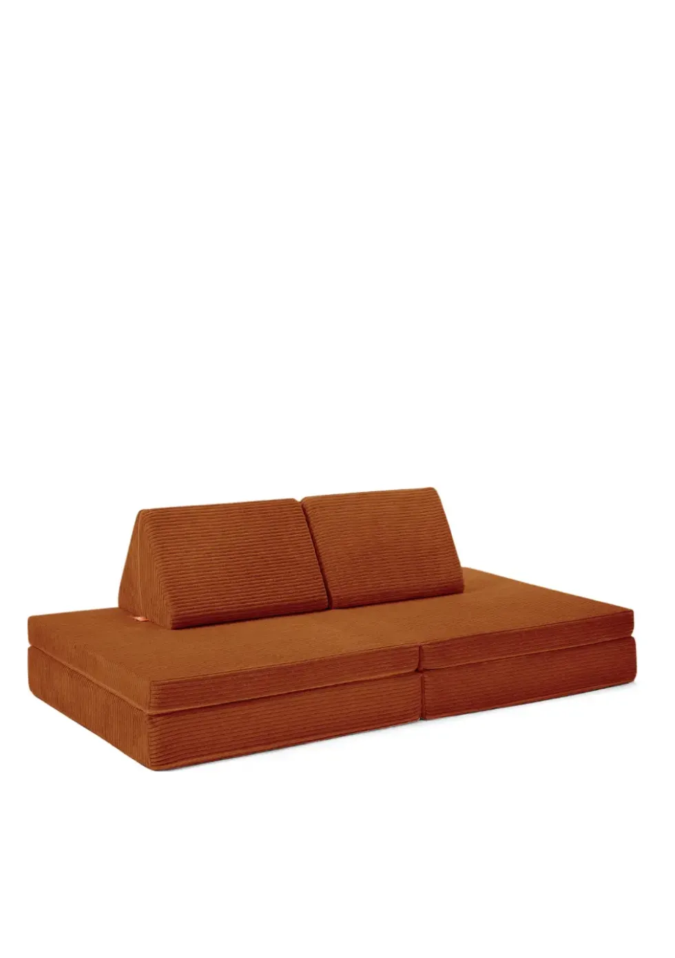 Spielsofa Cord Rost Orange