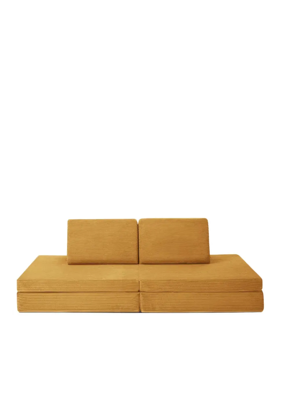 Spielsofa Cord Senf Gelb