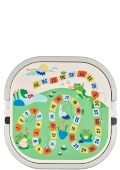Spieltisch & Stühle Set Graphit Grau