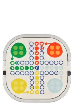 Spieltisch & Stühle Set Graphit Grau