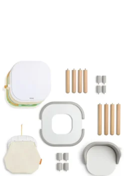Spieltisch & Stühle Set Graphit Grau