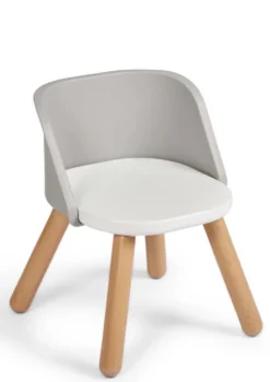 Spieltisch & Stühle Set Graphit Grau