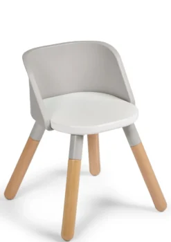 Spieltisch & Stühle Set Graphit Grau