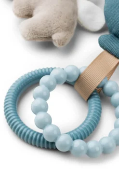Spielzeuganhänger mit Spiegel 'Happy Clouds' blau