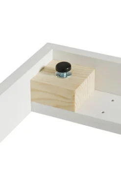 Standregal 'Wood' horizontal 5 x 2 / weiß mit Sockel