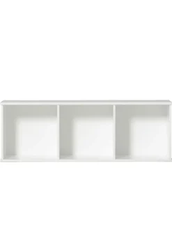 Standregal 'Wood' horizontal 3 x 2 / weiß mit Sockel