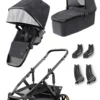Switchback Geschwisterwagen Switch&Roll dunkelgrau / schwarz