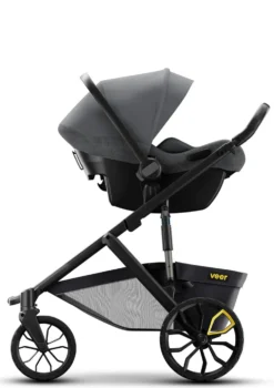 Switchback Kinderwagen Starter-Set dunkelgrau / schwarz