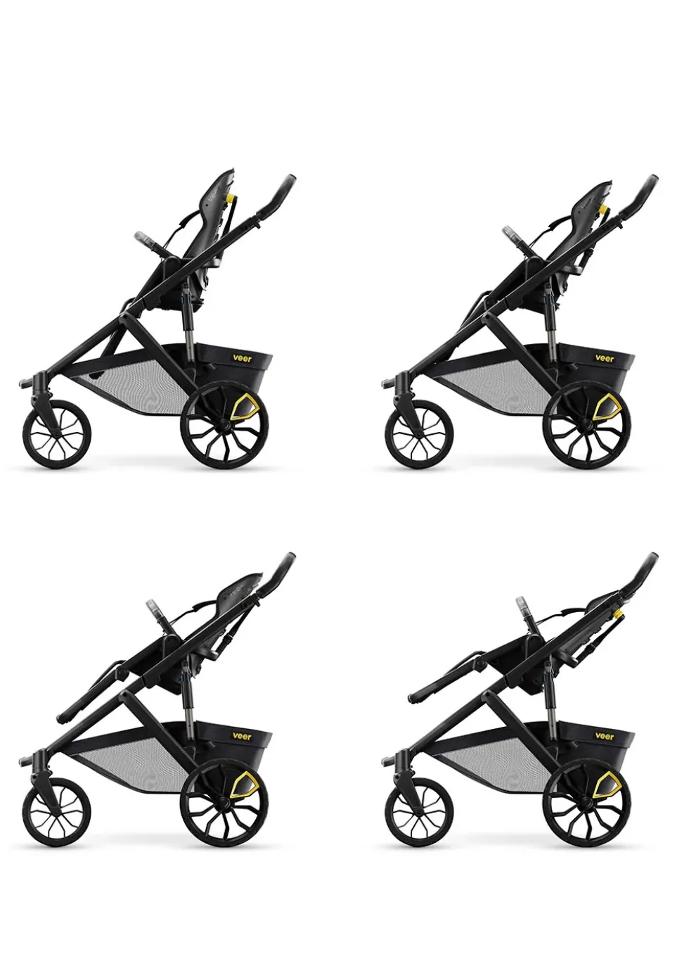 Switchback Kinderwagen Switch&Roll dunkelgrau / schwarz