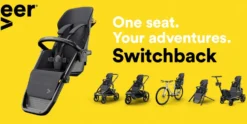 Switchback Sitz dunkelgrau / schwarz