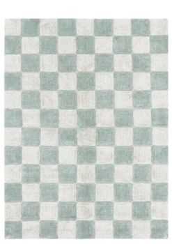 Teppich im Fliesenlook 'Kitchen Tiles' Blue Sage waschbar 160 x 120 cm