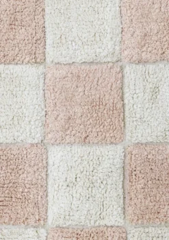 Teppich im Fliesenlook 'Kitchen Tiles' Rose waschbar 160 x 120 cm