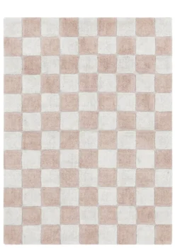 Teppich im Fliesenlook 'Kitchen Tiles' Rose waschbar 160 x 120 cm