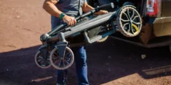 Transporttasche dunkelgrau / schwarz
