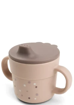 Trinklernbecher 'Foodie' Happy dots rosa