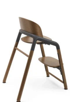 Ultimatives Hochstuhl-Set 'Giraffe' warmes Holz / Grau