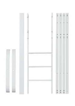 Umbauset für 'Wood Mini+' Babybett inkl. Junior-Erweiterung zum halbhohen Hochbett Weiß