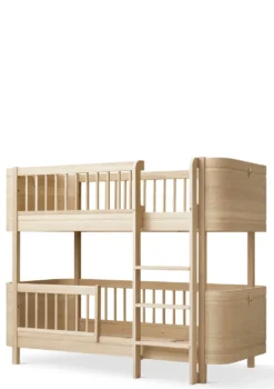 Umbauset für 'Wood Mini+' halbhohes Hochbett zum halbhohen Etagenbett Eiche