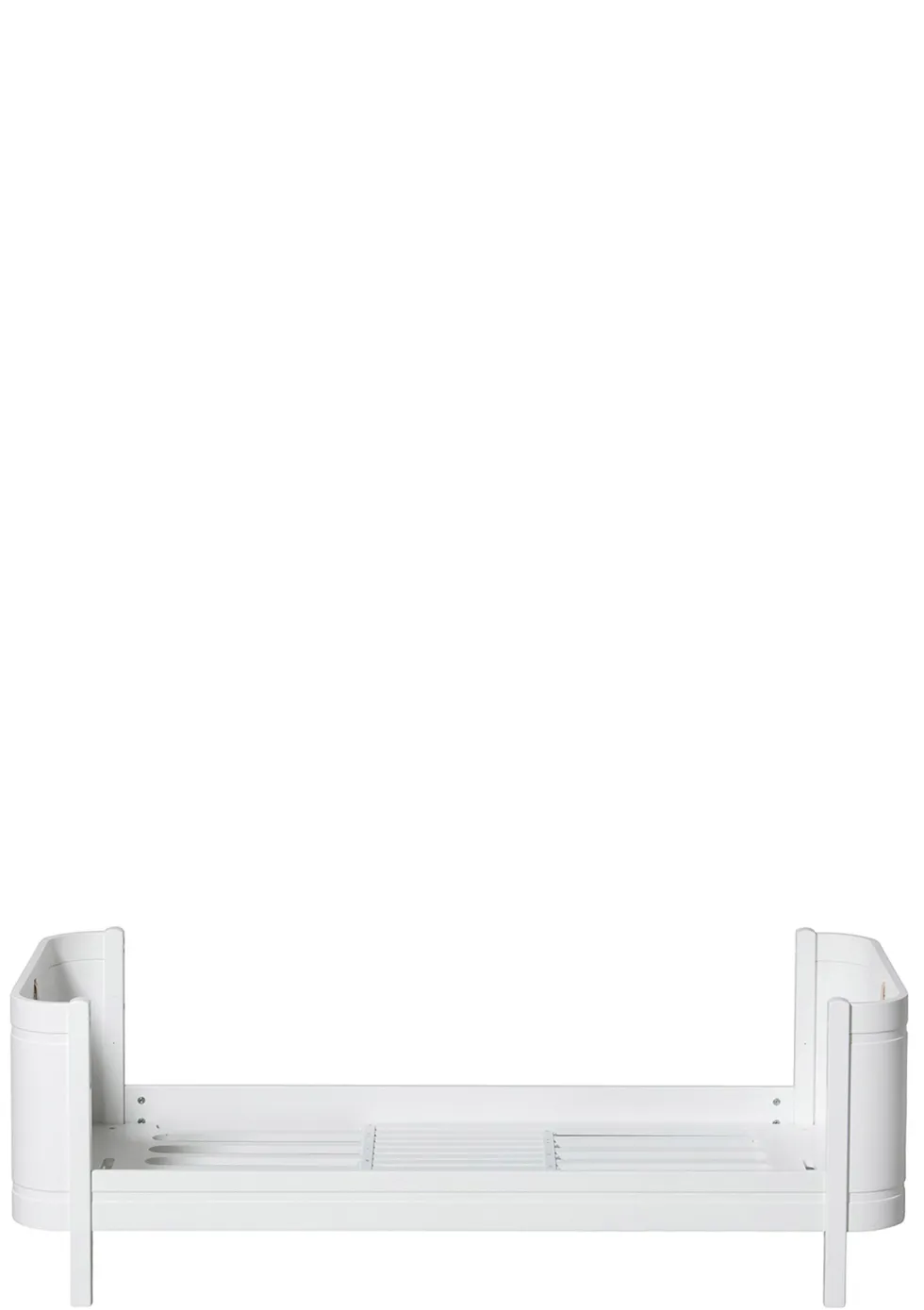 Umbauset für 'Wood Mini+' halbhohes Hochbett zum Juniorbett Weiß