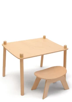 Umbau-Set Wickeltisch 'Pago' zu Kindertisch, inkl. Hocker 'Hiro'