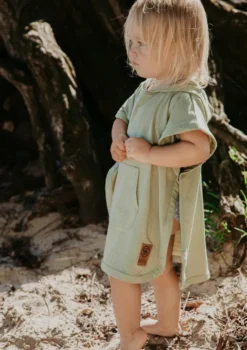 UV-Poncho (UPF 50+) 1-3 Jahre Olive Green
