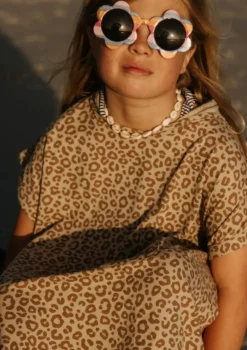 UV-Poncho (UPF 50+) Leopard Brown