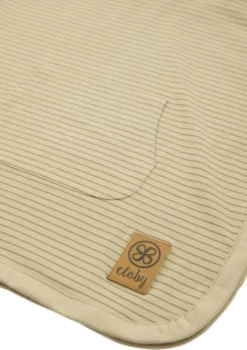 UV-Poncho (UPF 50+) Sandy Beach/Olive Green