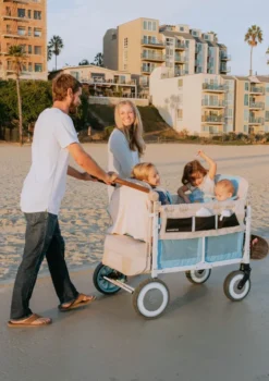 VW4 Volkswagen Kinderwagen 4-Sitzer Bondi Blue