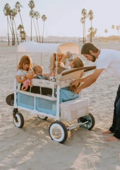 VW4 Volkswagen Kinderwagen 4-Sitzer Bondi Blue
