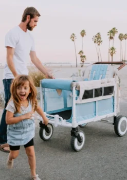 VW4 Volkswagen Kinderwagen 4-Sitzer Bondi Blue