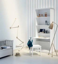 Wandregal 'Seaside' klein mit Haken weiß
